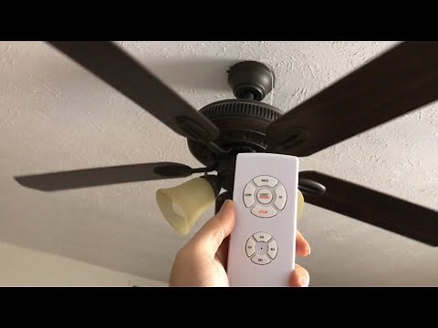 INSTALL Ceiling fan light wireless remote control with timer $7
