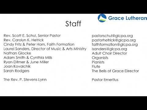 Ash Wednesday Worship at Grace Lutheran Church, State College, PA