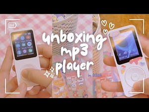 mp3 player unboxing in 2024 (ft. my cat) ˚ ༘♡ ⋆｡˚