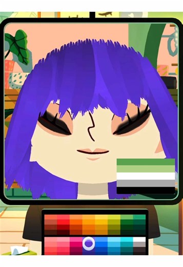Replying to @❀•𝐓𝐰𝐢𝐥𝐢𝐠𝐡𝐭•✰꩜ this turned out worse than expected i’m sorry #aromantic #pridemonth🏳️‍🌈 #hairstyle #funny #cute