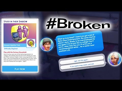 Stuck in their Shadows: The BROKEN Scenario for Sims 4