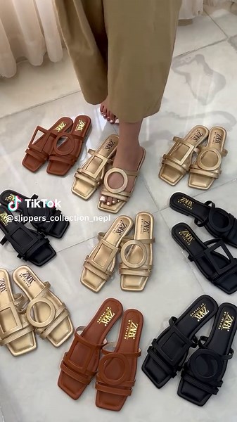 Slippers collection on TikTok
