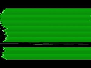 TV Scan Lines and Distortion Green Screen Overlay 01/ Free Stock Footage (1080p)