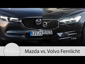 Volvo Voll-LED-Scheinwerfer vs. Mazda Matrix-LED Pro und Contra [4K] - Autophorie