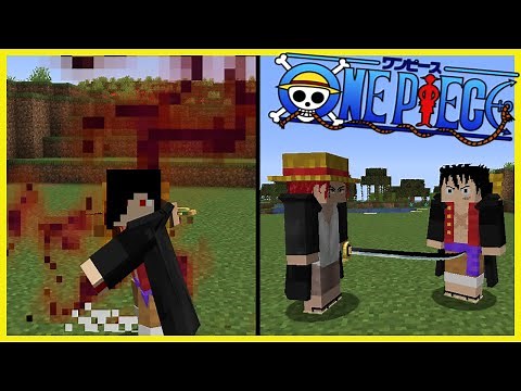 NEW ONE PIECE MOD! LEVEL SYSTEM, HAKI, SKILLS, BOSSES & MORE! Minecraft Mine Piece Mod Review