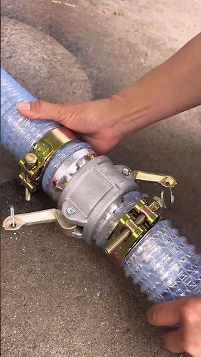 Crystal clear PVC hose joint fitting procedure