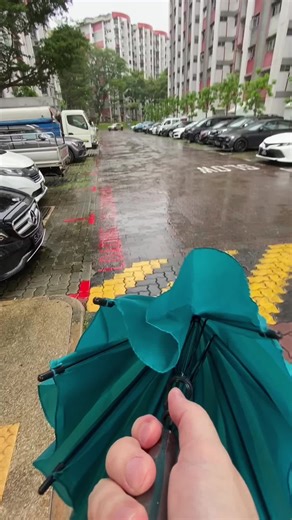 Off to get breakfast for my wife on a rainy Saturday