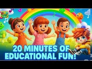 🚀 20 MINUTES OF FUN! ✨ AI Playful & Educational Kids' Songs Compilation (Animated!)