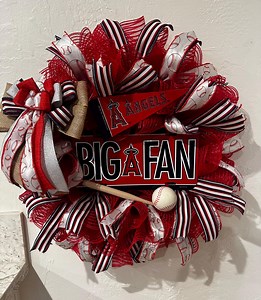 Anaheim Angels Baseball Wreath - Etsy Canada