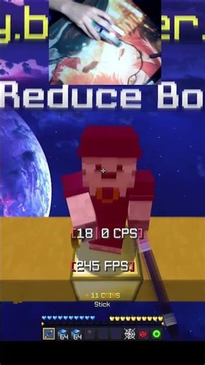 minecraft drag click + pvp #shorts #minecraft #speedtelly