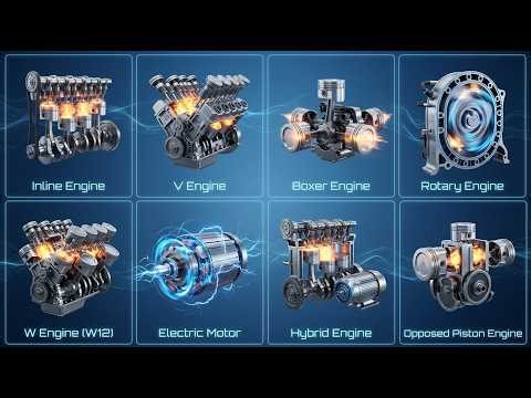 Every Type of Car Engine Explained in 9 Minutes