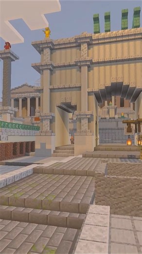 Ce temple symbolisait la paix à Rome | Minecraft #minecraft#shorts