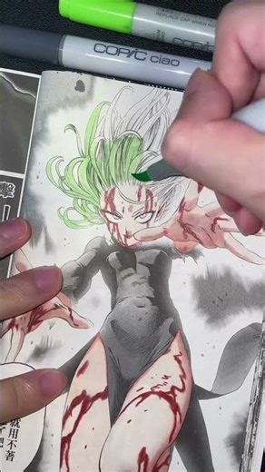 Tatsumaki coloring🔥| One Punch Man manga