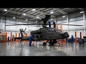 AH-64 Apache Factory: How the World’s Most Lethal Attack Helicopter Is Built (Full Assembly Process)