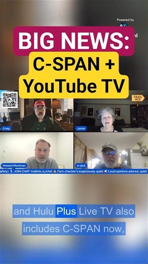 C-SPAN is finally on YouTube TV! 📺 #Shorts