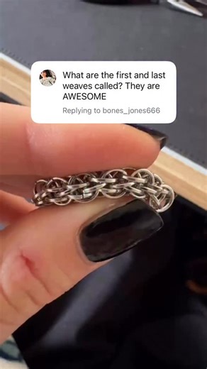Stardust Jewelry on Instagram: "Had to reupload this one 🙃 enjoyyy #Tutorial #chainmail"