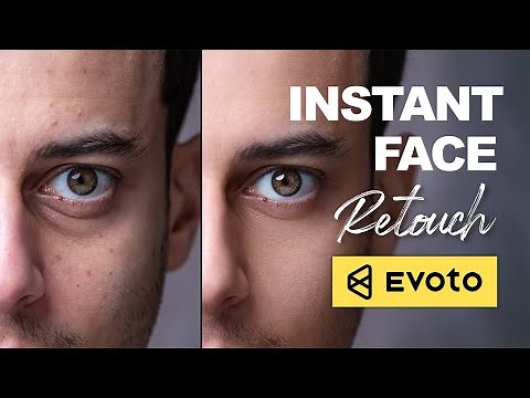 How to RETOUCH a Portrait in 3 Seconds with EVOTO AI