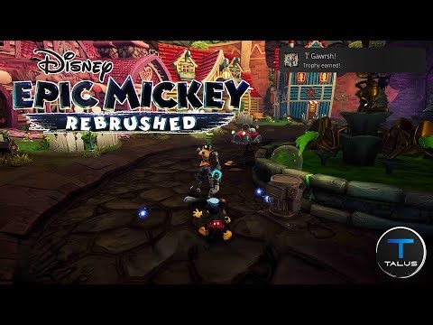 Epic Mickey Rebrushed - All Animatronic Goofy Parts Locations - Gawrsh! Trophy Guide