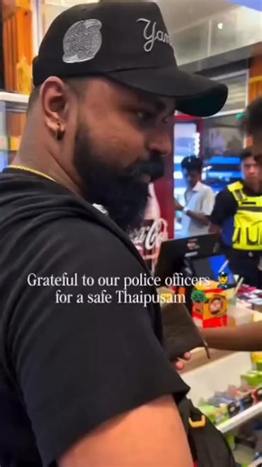 Respect to our police officers 🤍 Thank you for keeping Thaipusam 2026 safe, peaceful, and united 🙏✨ | Hardee Bee