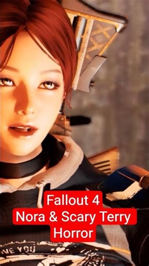 👻 Fallout 4 – Random Horror Encounter: Nora & Scary Terry! #shorts #shortsfeed #fallout4 #mods