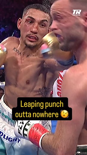 Ring Magazine on Instagram: "Josh Taylor was not expecting this leaping punch from Teofimo Lopez 😳 🎟️ Get your Teofimo vs Shakur tickets with the link in bio. The Ring VI | Exclusively on DAZN | Jan 31st in NYC 🥊"