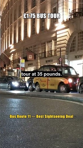 £1.75 Bus Tour — London on a Budget 2026 | World Trip Channel #shorts