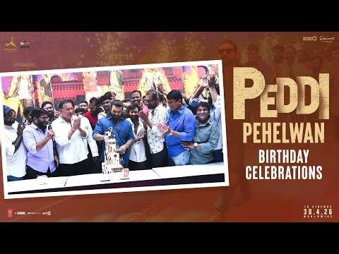 Peddi Pehelwan Birthday Celebrations | Ram Charan | Janhvi Kapoor | A R Rahman | Buchi Babu Sana