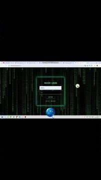 😈 Hacker Login System | HTML CSS JS Project