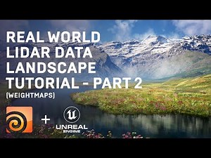 Houdini Tutorial - Lidar Data for UE5 Landscape. Part 2 - Weightmaps