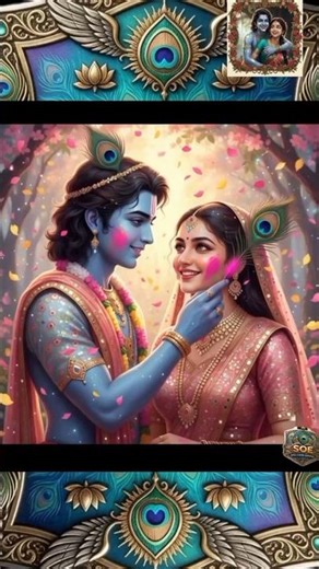 “Aaj Holi Khelbo Re Shyam –❤️| Ho­li Dance & Color Splash | Short Viral Clip”#Radhakrishna #Shorts