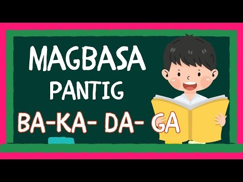 PAGBASA NG MGA SALITANG NAGSISIMULA SA PANTIG / BA KA DA GA HA / -- Kasanayan sa Pagbasa - L3