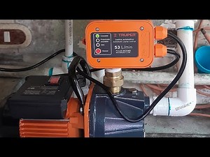 Connection and operation of a 1hp water pressure pump.