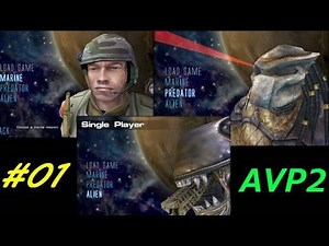 ゆっくり実況プレイ エイリアンＶＳプレデター２（２００１）Aliens Vs Predator 2 (Marine) Walkthrough English&Japanese subtitle