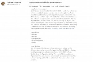 Apple seeds OS X 10.8.3 build 12D65 to developers, appears to fix 'File:///' bug - 9to5Mac