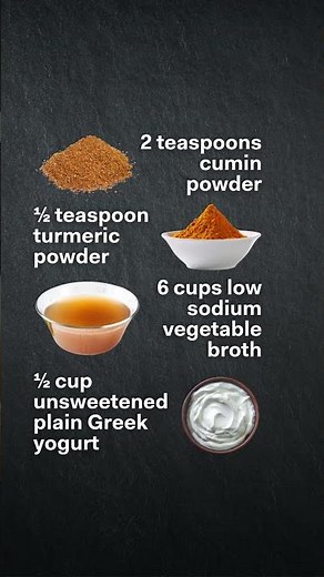 Cozy fall soup with pumpkin, sweet potato, lentils & turmeric