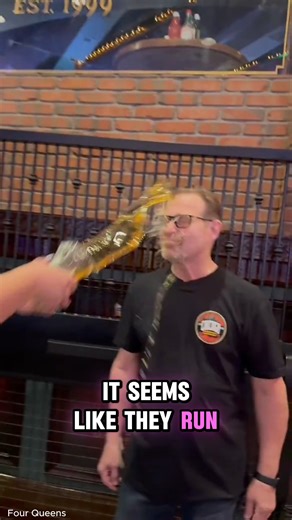 Shawn Coomer - MtM Vegas on Instagram: "Paying tribute to the most unhinged Vegas casino social media team. Tim Lager + @4queenshotelandcasino & @binions_lv continue to prove that personality beats polished."