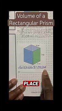 How to find the volume of a rectangular prism? #volume #geometry #acgmathtutoring