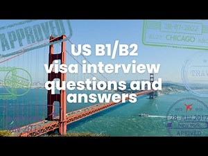 US B1/B2 visa interview questions and answers #usavisa #ivisa