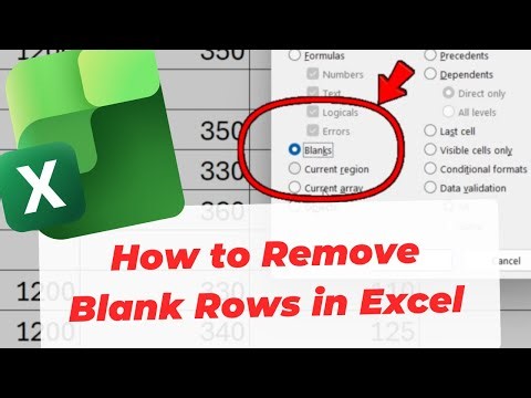 How to Remove Blank Rows in Excel (Clean Data Instantly)