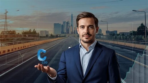 「福利」「中英字幕」Udemy - Civil 3D工具和工作流程