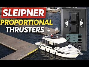 How to Dock a Boat Alone with Bow & Stern Thrusters | HOLD Function Explained (Sleipner SE80)