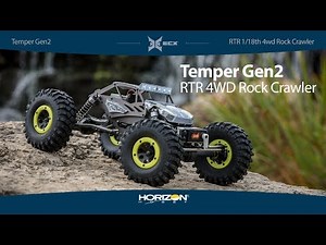 ECX 1/18 Temper Gen2 - Brushed RTR 4WD Rock Crawler