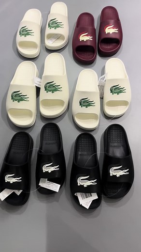 CHINELO SLIDE DA LACOSTE VOCÊ SÓ ENCONTRA AQUI 😍 #rrfmultimarcas #chinelo #lacoste #chinelolacoste #chineloslide #chinelodalacoste #corrara #corara #lacostebranca