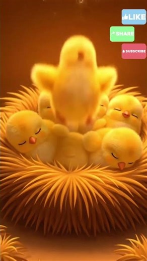Five Little Chicks 🐥 | Sweet Lullaby for Kids | Bedtime Shorts #nurseryrhymes