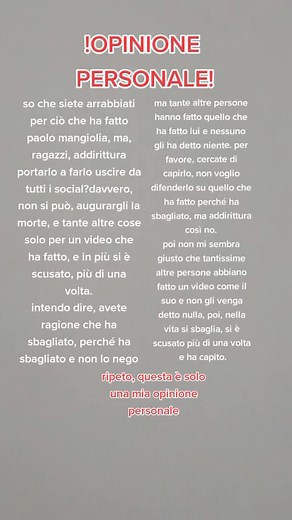 poi, ovviamente voi, pensatela come volete, solo vi chiedo di non attaccarmi nei commenti, grazie!! #fyp #paolomangiola