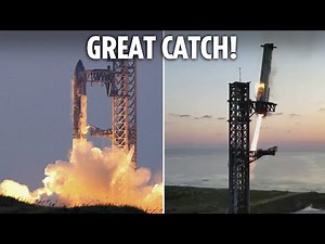 Watch SpaceX rocket booster being caught by giant 'chopsticks' on launch pad after test flight