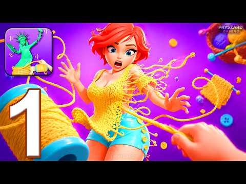 Unknit Everything - Gameplay Walkthrough Part 1 - Unknit Funny Story (iOS, Android)