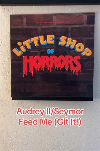 I truly had a hard time picking a song from this soundtrack it's all so good #vinyl #recordcollection #vinyljunkie #littleshopofhorrors #feedme