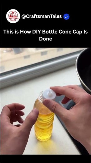 This is How DIY Bottle Cone Cap Is Done