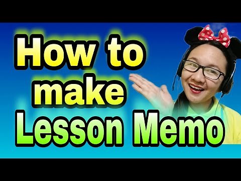 51TALK HOW TO MAKE LESSON MEMO - Updated